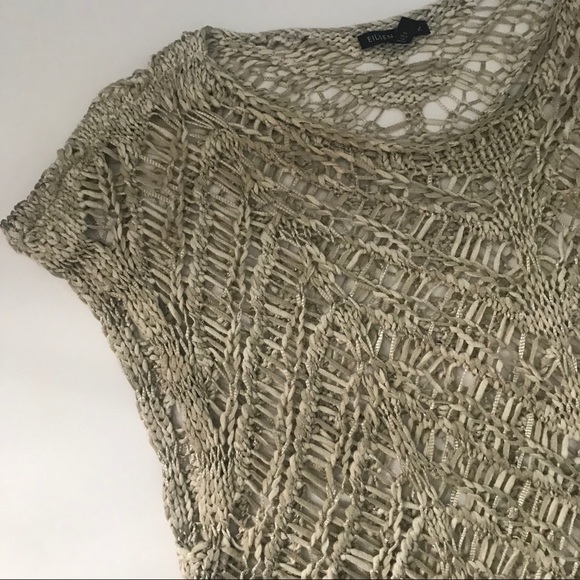 *EILEEN FISHER* Brushstroke Bateau Neck Top - Picture 4 of 7